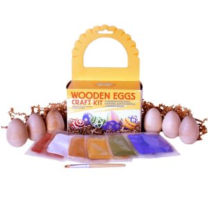 Natural Wooden Egg Easter Craft Kit