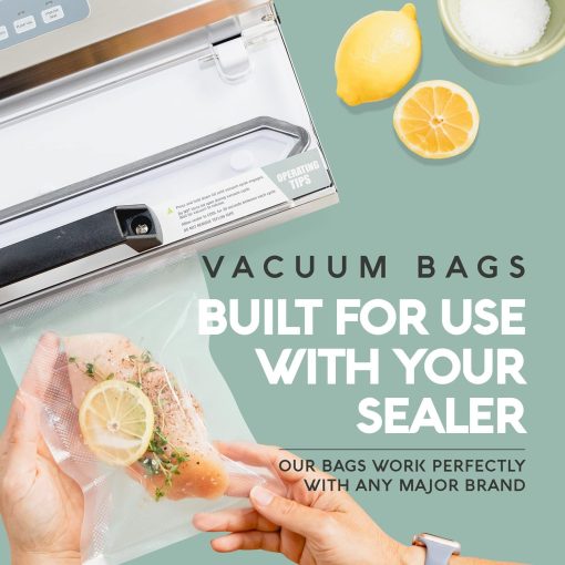 BPA-Free Vacuum Seal Bags (Clear/Black) - Image 7