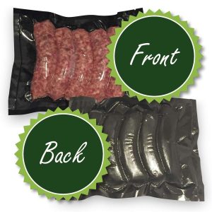 BPA-Free Vacuum Seal Bags (Clear/Black)