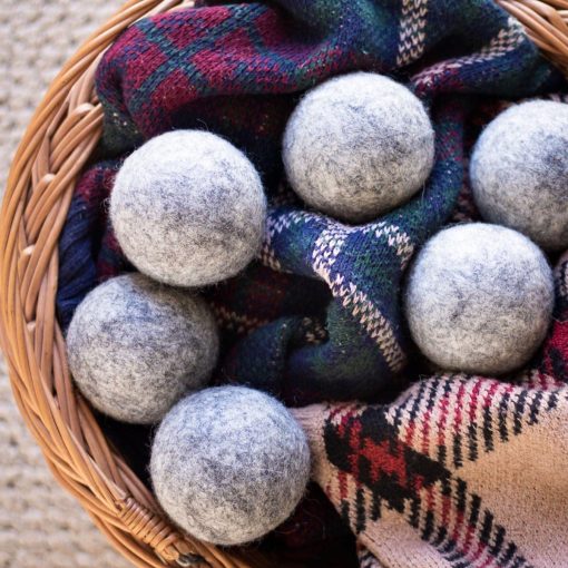 Grey Wool Dryer Balls (XL) - Image 2