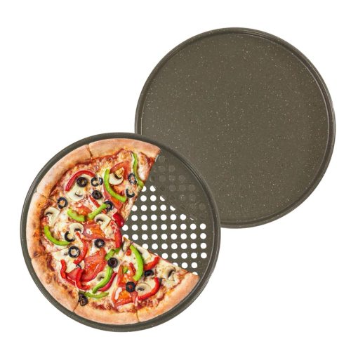 Ceramic Coated 2pc Pizza Pan Set - Image 9