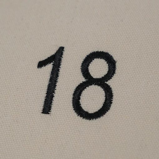 Cotton Canvas Embroidered Advent Calendar (Natural) - Image 6