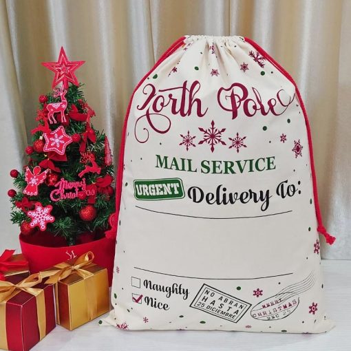 Heavy Duty Cotton Santa Sack "Urgent Delivery"