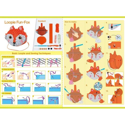 Loopie Fun Plush Bag Kit<br>(Fox) - Image 5