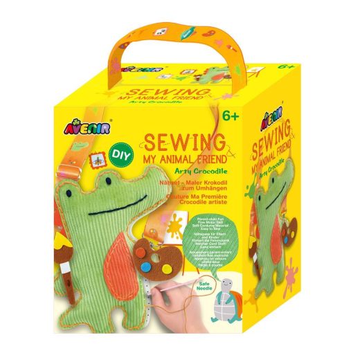 Sewing My Animal Friend Kit<br>(Arty Crocodile) - Image 2