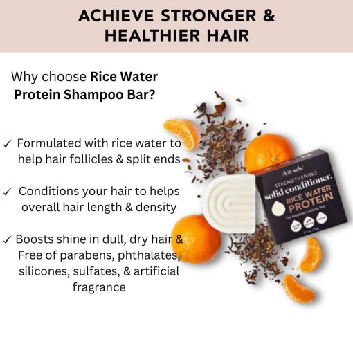 Kitsch Rice Water Protein Conditioner Bar - Image 3