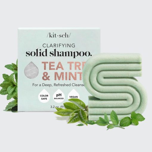 Kitsch Tea Tree + Mint Clarifying Shampoo Bar