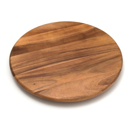 Acacia Wood Spinning Turntable - Image 8