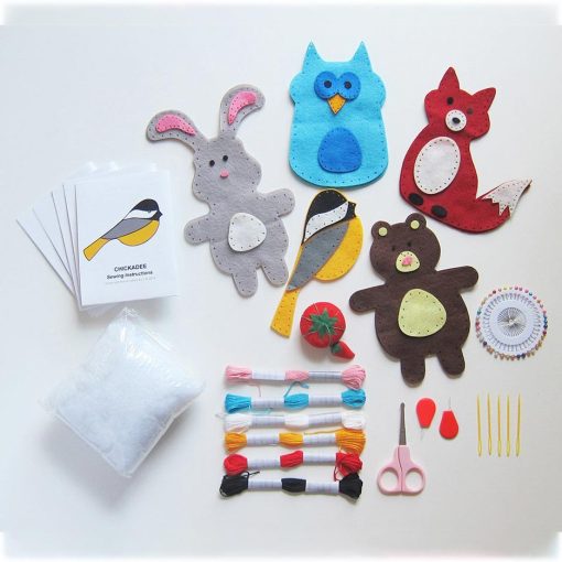 Woodland Animals Sewing Kit - Image 4