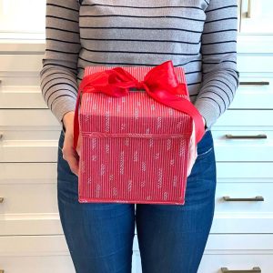 Medium Red Reusable Gift Box