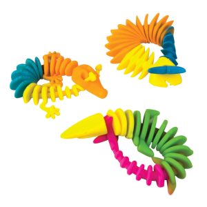 Rainbow Reptile Fidget Toys (Set of 3)