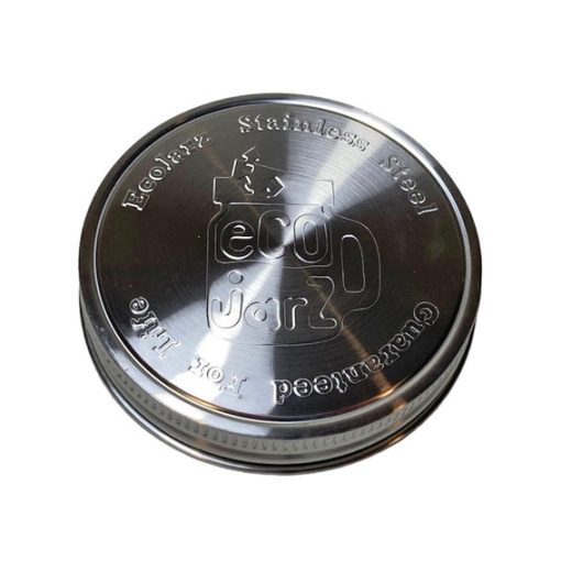 2-Pack Wide Mouth Stainless Jar Lids