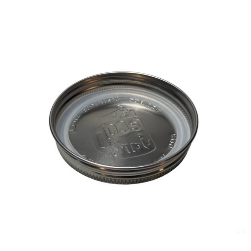 2-Pack Wide Mouth Stainless Jar Lids - Image 3