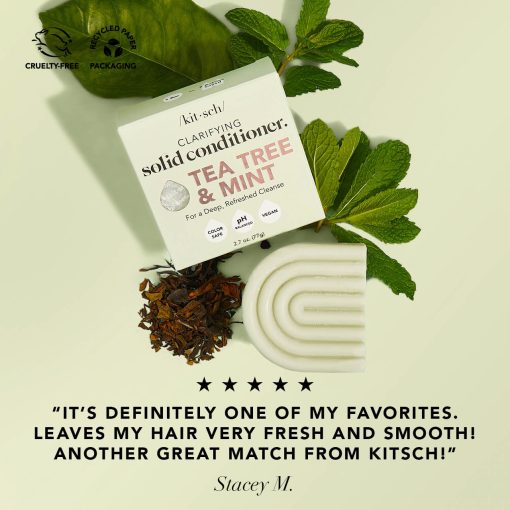 Kitsch Tea Tree + Mint Clarifying Conditioner Bar - Image 3