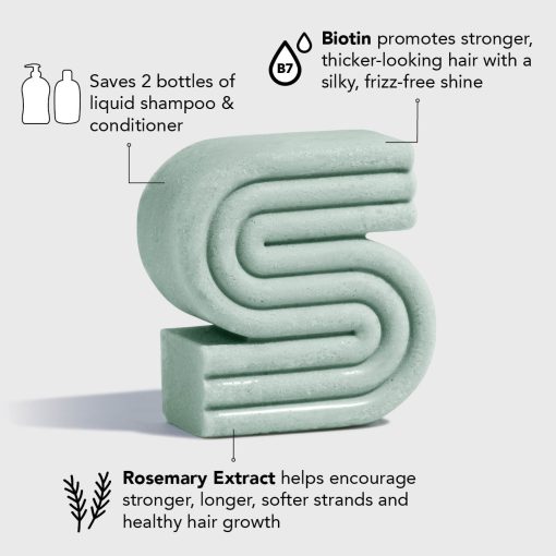 Kitsch Rosemary & Biotin Volumizing Shampoo Bar - Image 2