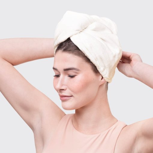 Kitsch Bamboo & Cotton Hair Towel - Image 7