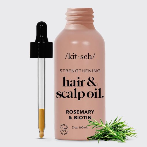 Kitsch Rosemary Scalp & Hair Strengthening Oil With Biotin