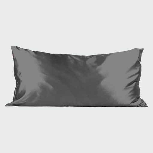 Kitsch Charcoal Satin Pillowcase (King) - Image 4