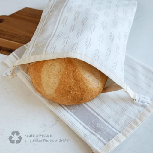 Reusable Waxed Cotton Bread Bags - Image 6