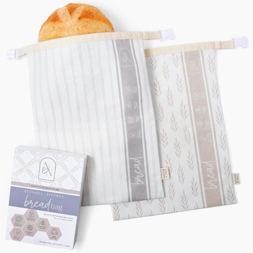 Reusable Waxed Cotton Bread Bags - Image 8