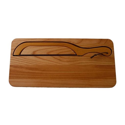 Alder Knife Board with Slicer (Left Handed) - Image 11