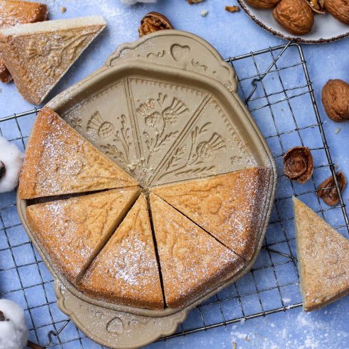 Handmade Stoneware Shortbread Pan