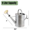 9L Powder Coated Steel Watering Can - Image 4