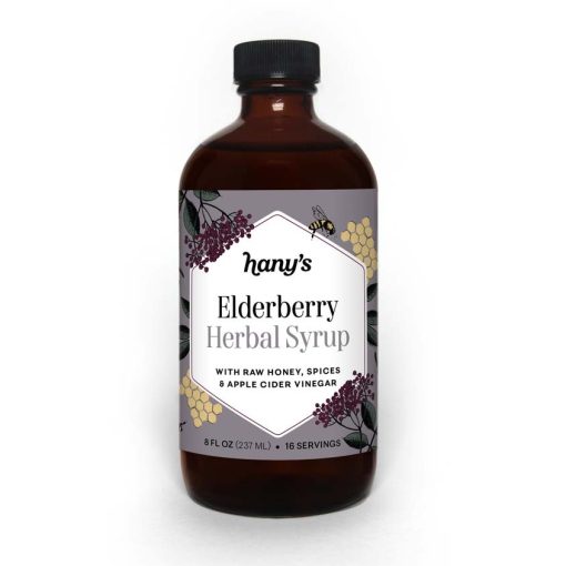 Hany's Harvest Elderberry Oxymel Syrup (8oz)