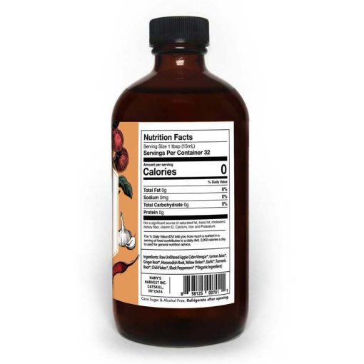 Hany's Harvest Unsweetened Fire Cider - Image 3