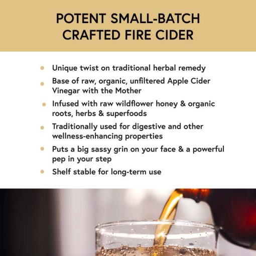 Hany's Harvest Unsweetened Fire Cider - Image 7