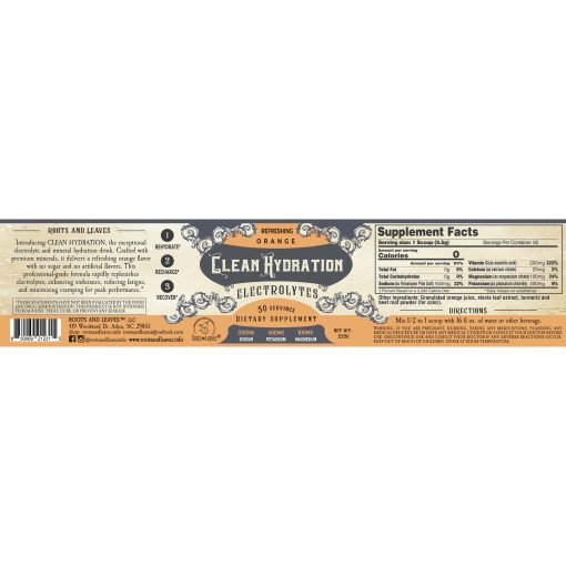 Clean Hydration Electrolytes - Orange - Image 4