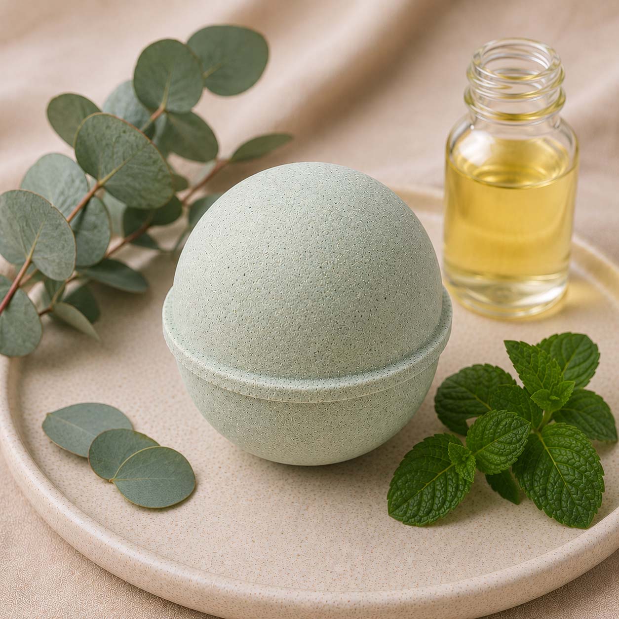 Handmade Bath Bomb (Eucalyptus Spearmint)