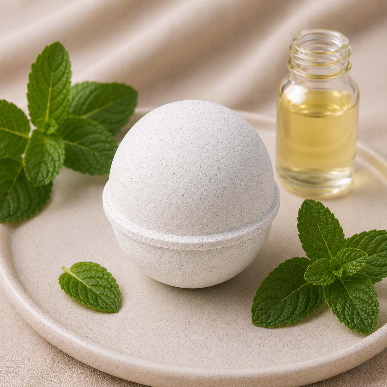 Handmade Bath Bomb (Peppermint)