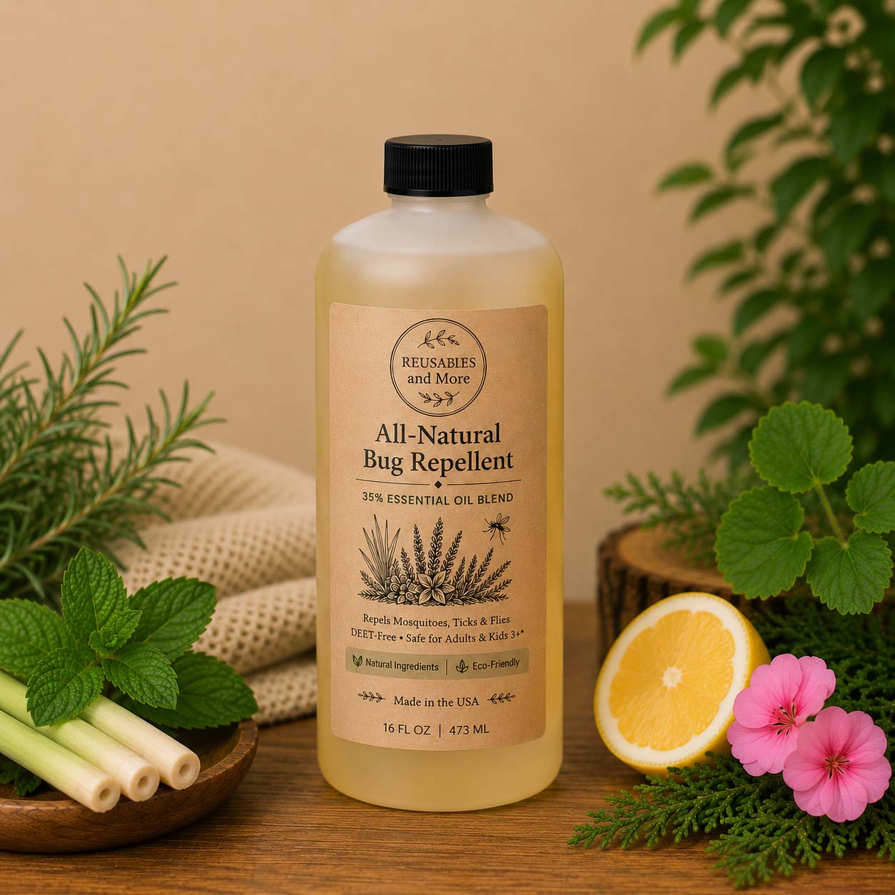 Bulk 100% Natural Insect Repellent