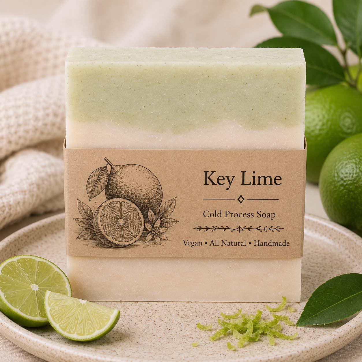Handmade Soap (Key Lime)
