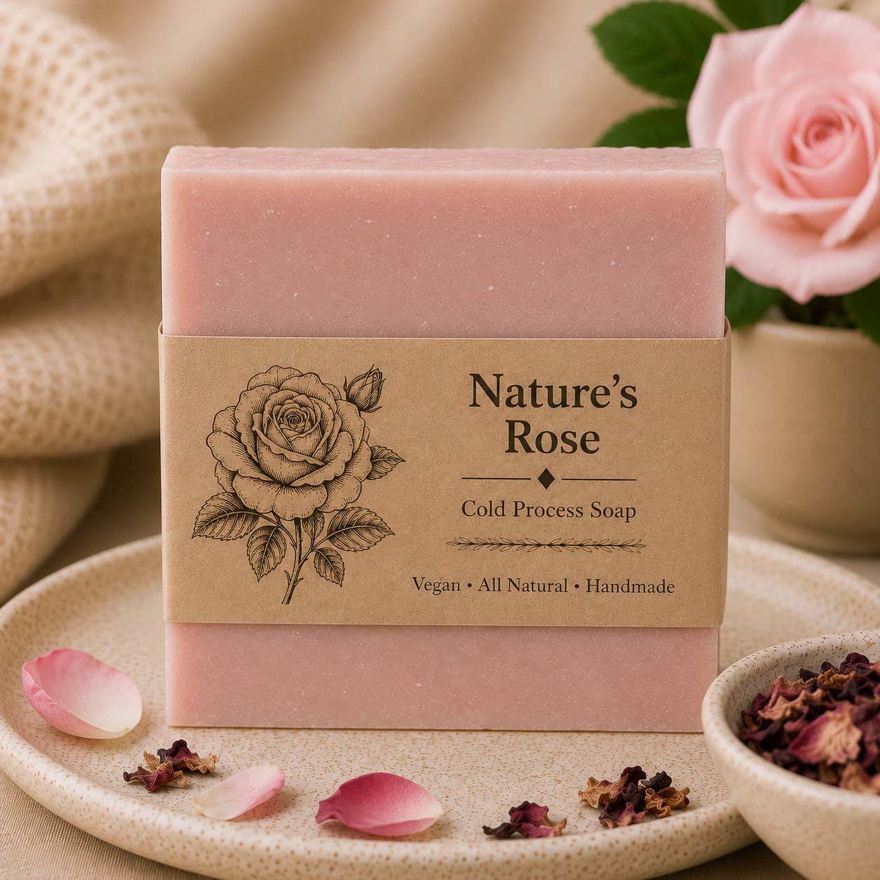 Handmade Soap (Nature's Rose)