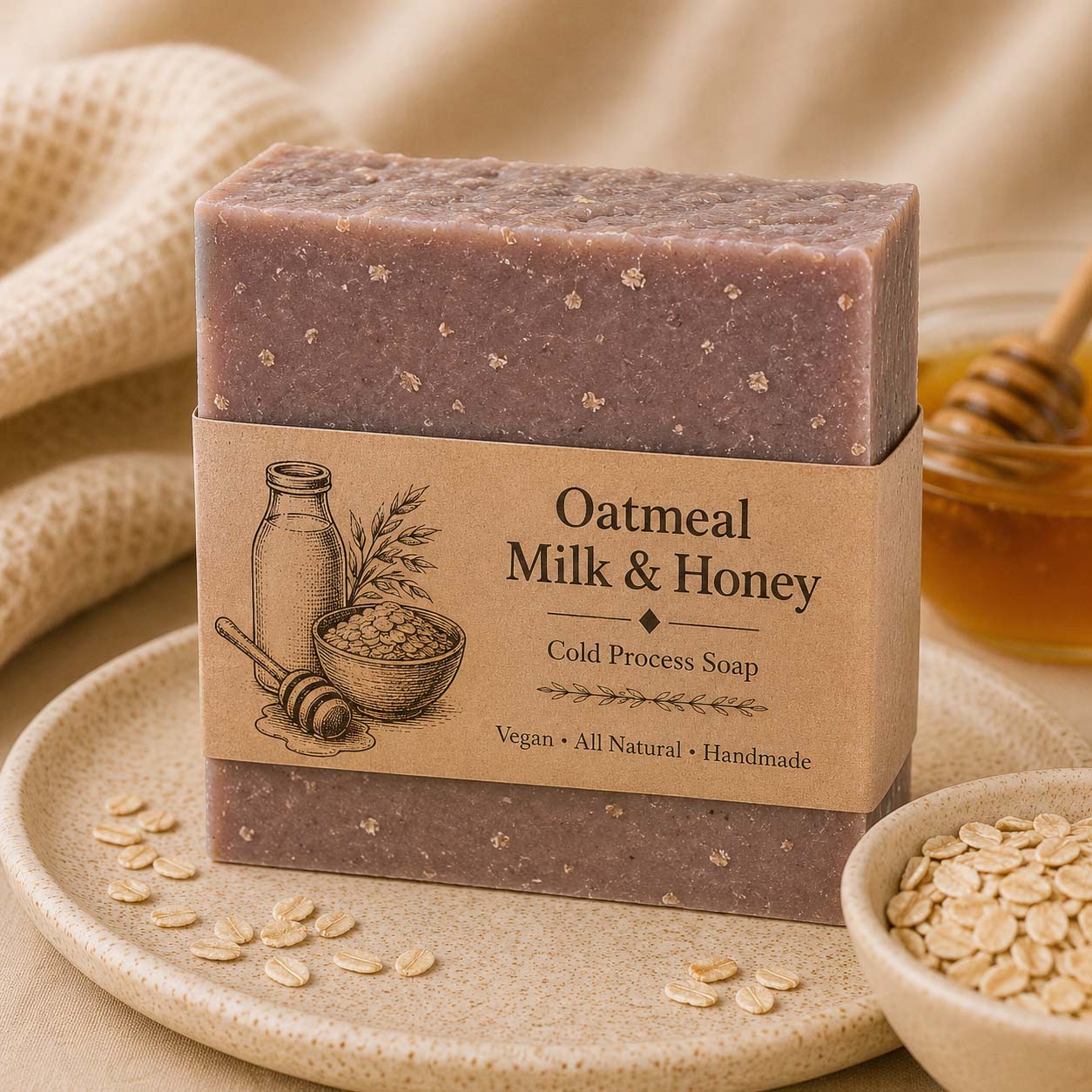 Handmade Soap (Oatmeal Milk & Honey)