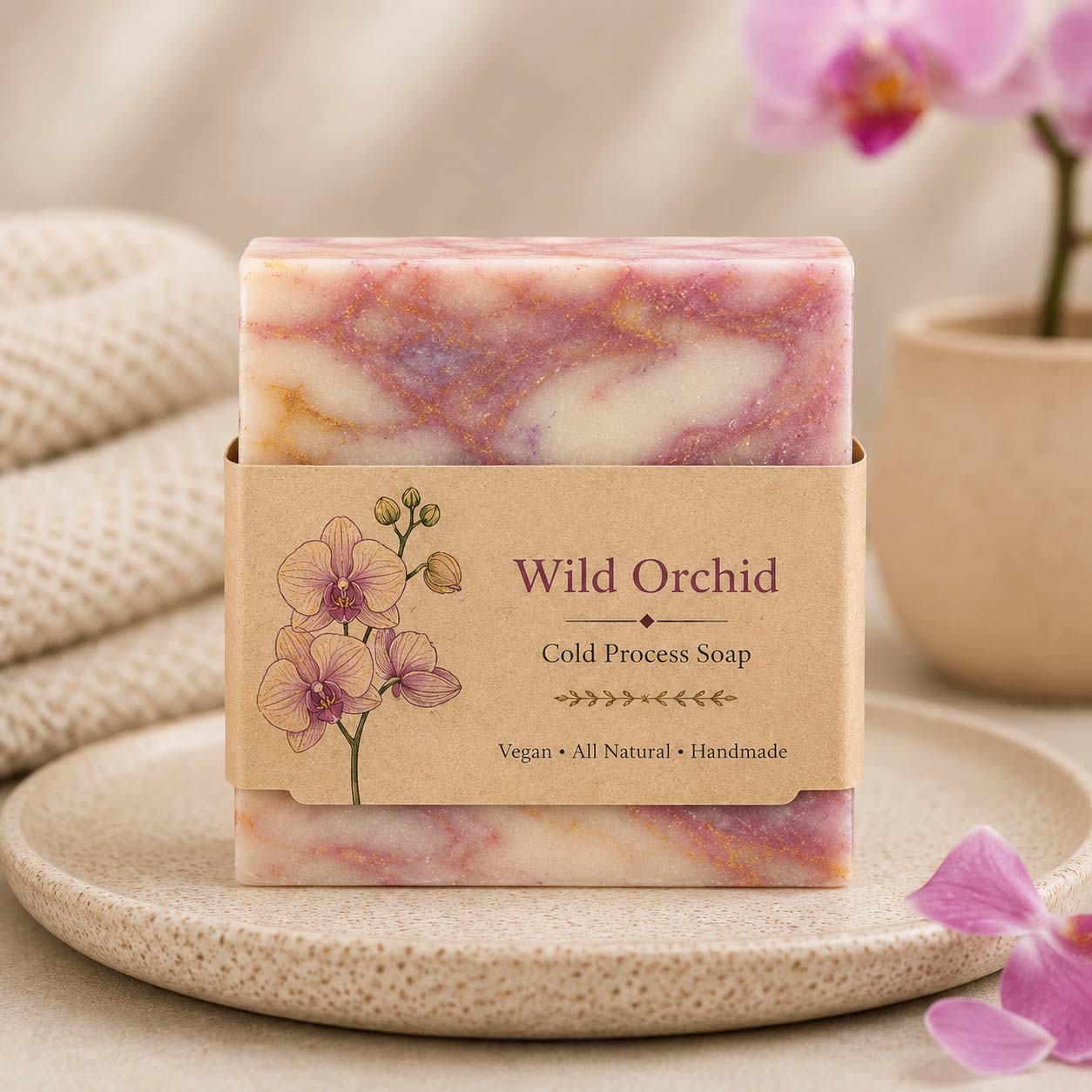 Handmade Soap (Wild Orchid)