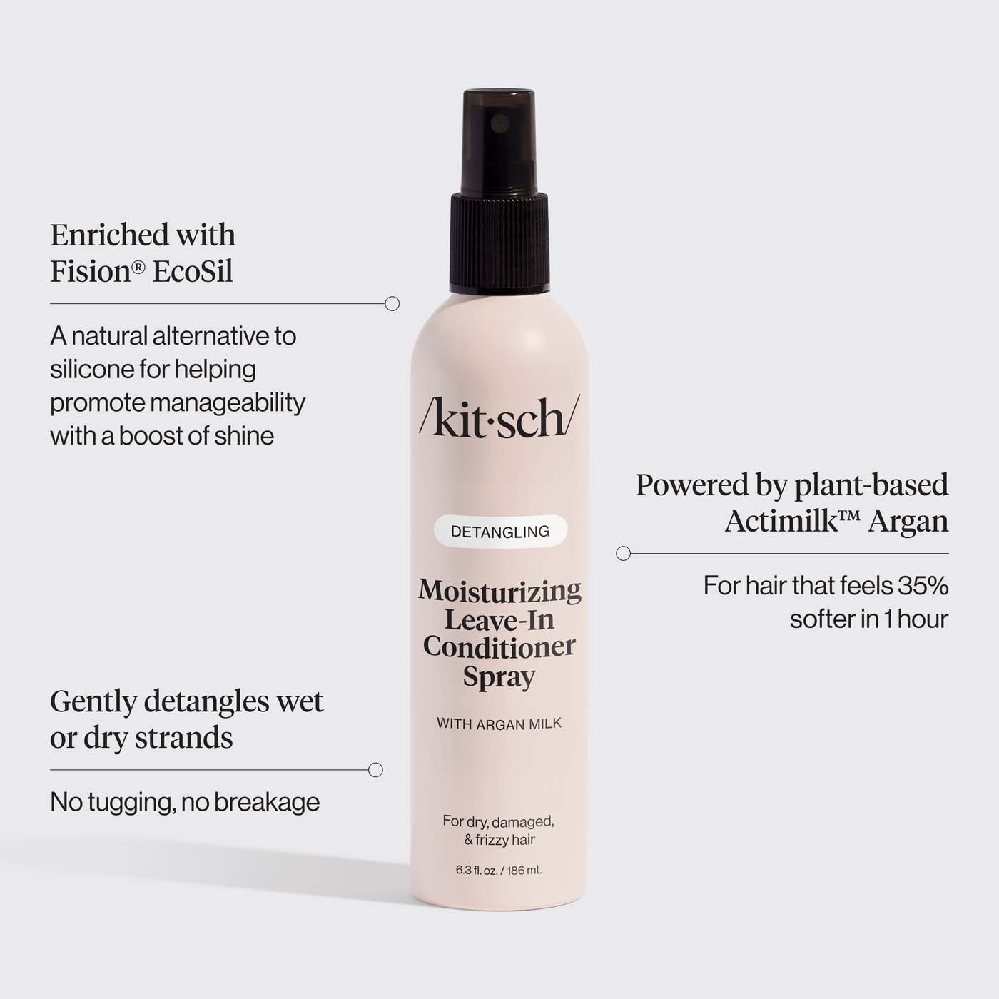 Kitsch Moisturizing Argan Milk Leave-In Conditioner - Image 2