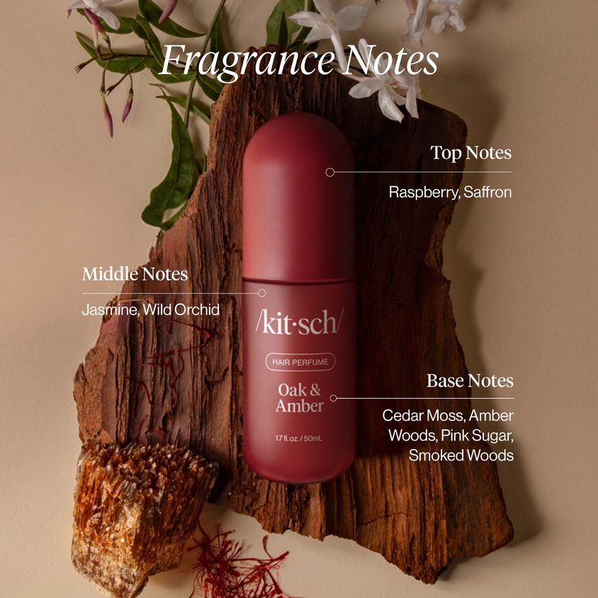 Kitsch Hair & Body Perfume Mist (Oak & Amber) - Image 2